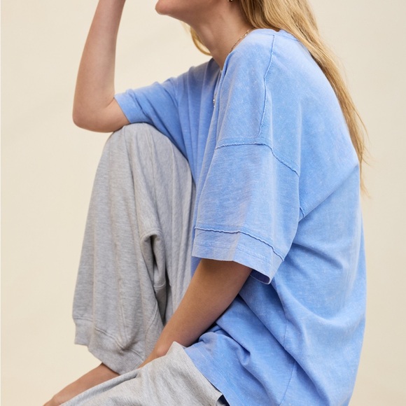 Aerie Crew Oversized Boyfriend T-Shirt - Picture 3 of 5
